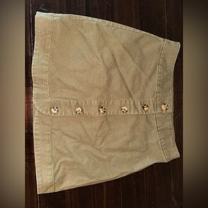 Copper Key size 1 army green skirt